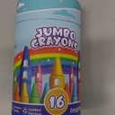 16 Colors Jumbo Crayons for Toddlers, Washable Easy to Hold Large Crayons for Kids Ages 48, NonToxic Crayon for School Art Supplies, Classroom Must Haves, Birthday Easter Gifts for Boys Girls