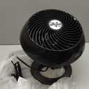 Vornado 560 Medium Air Circulator Floor Fan, 4-Speed, Quiet Fan for Bedroom, Office, Dorm Room, with Chrome Glide Bar Adjustable Tilt, Electric Cooling Fan, Black