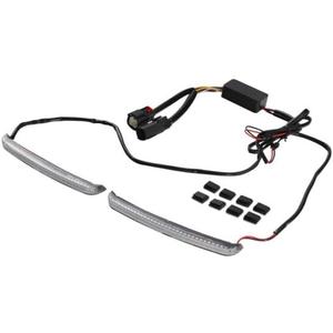 TCMT LED Saddlebag Run Brake Turn Lamp Lights Fit For Harley Touring Road King Street Glide Ultra Limited Models 2014-2024 (Clear Len)