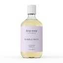 Deep Steep Lavender Vanilla Bubble Bath for Women, Hypoallergenic, Clinically Tested, Clean Formula for Sensitive Skin, Sulfate-Free, 17 fl oz Bottle, Essential Bath Accessories