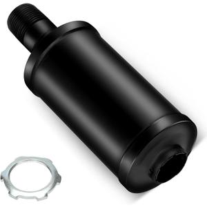 FVRITO Exhaust Muffler Silencer for Predator 196cc 212cc 301cc 420cc Coleman CT200u Trail 200 BT200x CT100u CC100x Go Kart Mini Bike Massimo Baja MB200 KT196 GX160 GX200 Clone 6.5hp Engine Parts Black