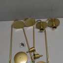 Gold Candle Sconces Set of 4, Taper & Pillar Wall Candle Holder, Gold Wall Decor, for Entryway, Fireplace, Stair Corner