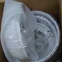 Pukomc 2 Pack Automatic Trash Can 12L /3 Gallon and 10L /2.64 Gallon Bathroom Trash Bin with Lid Touchless Small Smart Motion Sensor Garbage Cans for Kitchen, Bathroom,Living Room and Bedroom (white-two)