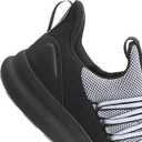 adidas Men's Lite Racer Adapt 7.0 Running Sneakers (6.5, White/Black/White)