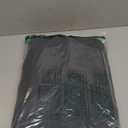 luvamia Pant Suits for Women Dressy Casual 2 Piece Sets Sleeveless Blazer Vest with Wide Leg Capri Pants Work Outfit (Medium, Dark Grey)