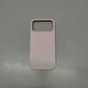 ORNARTO Compatible with iPhone 17 Pro Max Case 6.9", Slim Liquid Silicone 3 Layers Soft Gel Rubber Shockproof Protective Cover with Anti-Scratch Microfiber Lining-Chalk Pink