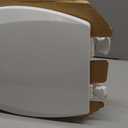 Bemis 1500EC Durable Wooden Toilet Seat, Easy Clean Hinges, Made in USA, Elongated, White