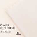 5 x Vitalizart Ivory Velvet Ribbon Set 3/8" x 15 Yd Wooden Spool Fabric Trim 3 Rolls * 5 Yd for Christmas Wreath Decoration Handmade Craft Ornaments Gift Wrapping & Bow Making