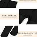 Buauty 40D Sheer Tights for Women - Black Sheer Pantyhose, Comfortable Stockings for Dresses, Office & Casual Outfits (Small)