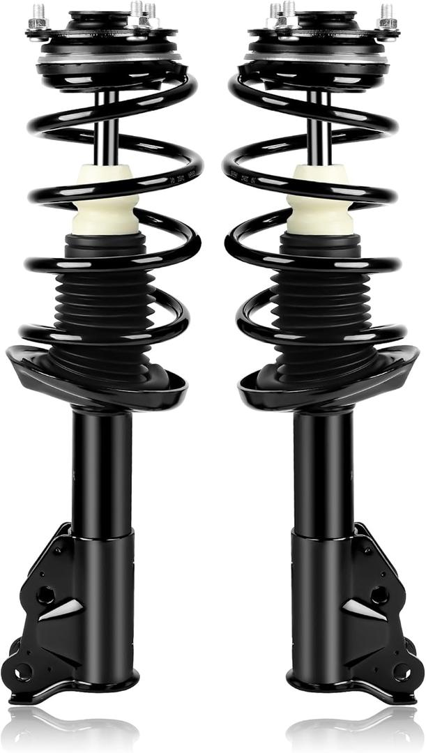 Richeer 172286 Front 2 PCS Strut Shocks Assembly Compatible with 2006-2011 Civic, 2006-2011 Acura CSXShock Absorber Front with Coil Spring Steel Replacement 172287