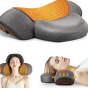 CARINIFY 3in1 Rechargeable Neck Massager Pillow  Pillow Massage Neck Hump for Shoulder Pain, Deep Tissue Pain Relief, with Heating and Traction Function, Hump Corrector for Women