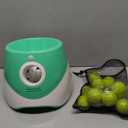 Automatic Dog Ball Launcher, Dog Ball Thrower with 15 Mini Tennis Balls Sizing 2 Inch and Mesh Bag, Interactive Dog Toys Tennis Ball Launcher for Small Dogs with 3 Distance Settings (Green)