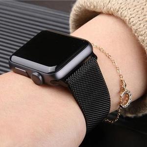 apl watch 42/44mm Blk mesh band