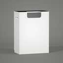 LANDEN Aquarium Wooden Stand and Cabinet for up to 16 Gal Tank, Fish Reptile Sea Salt WaterTank Stand, Nano Foam Leveling Mat Included, W23.6xD11.8xH31.5 in, Wooden Matte White Painted(Stand Only) (White-fig8_inlet)