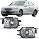 Fog Lights for 2001-2009 Mercedes-Benz C200 C230 C240 C320 C350 CL55 CL65 SL55 SL65 AMG CL500 CL600 CLK320 CLK500 SLK350 Base SL500 SL550 SL600 Convertible
