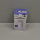 Small Air Purifier for Home Bedroom, Personal Desk Mini Air Purifier, Room Hepa Air Purifier Fresheners Cleaner for Dorm, Pets, Smoke, Desktop, Office (White)