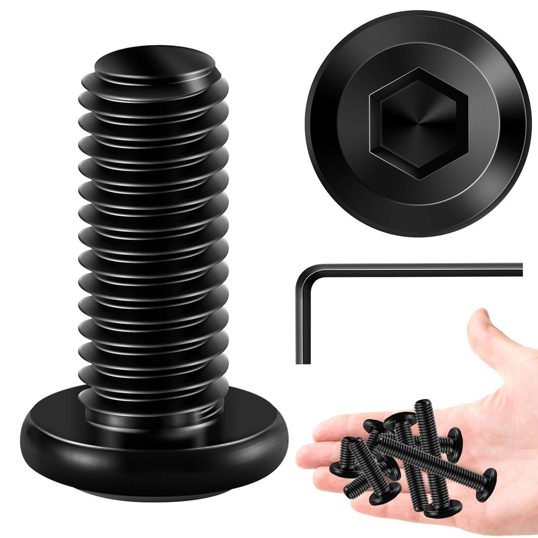 20Pcs M8 Screws M8 x 20mm Flat Head Socket Cap Screw Bolts M8 Bolt, 304 Stainless Steel Bolts, Metric Bolt Kit, Black Oxide M8x1.25 by Marysino
