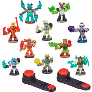 Legends of Akedo Button Bash Collector Pack Contains 10 Ultimate Arcade Warrior Action Figures and 2 Button Bash Controllers |