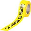 SINGHAL No Parking Barricade Tape - 3 Inch x 1000 Ft | Bright Yellow Warning Tape with Bold Black Print | Waterproof Safety Tape for Parking Control, Construction & Restricted Areas