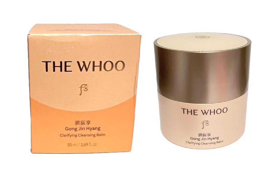 THE WHOO Clarifying Cleansing Balm 50ml. Removes Make-up, Skin Waste and Provides Moist & Soft Skin. Made in Korea