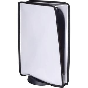 PlayVital Dust Cover for ps5, Anti Scratch Waterproof Cover Sleeve for ps5 Console Digital Edition & Disc Edition (Transparent)