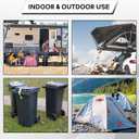 ROBLOCK 21" Rubber Tarp Straps with 150% Max Stretch, 100% EPDM Bungee Cords with Metal Crimped S Hooks, Ideal for Securing Tarps, Cargo, Canvases, Weatherproof (10 Pack)