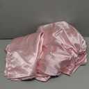 2 Satin Pillowcases and a Fitted Sheet, Silk Sheet and Ultra-Soft, Silky Pillowcases to Protect Hair and Skin (Soft Pink), Size Full