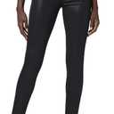 Hudson Womens Barbara High Rise, Super Skinny Ankle Jean (Size 28, Noir Coated)