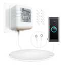 24V 500mA Doorbell Transformer, AC Power Adapter with 26FT Cable, Compatible with Ring Video Doorbell Pro/2 Nest Hello Zmodo Arlo Eufy and Smart Thermostats  Wired Power Supply  White