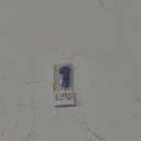 Blue Number 1 Birthday Candle