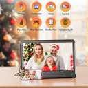 NORTHING 10.7" IPS Flat Screen TV, Portable Mini TV with Antenna ATSC Tuner, LCD Monitor 1080P with HDMI, AV, USB Input, Remote Control, Stand, Small Television for Camping Car Travel