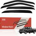 R-GEE Out-Channel Window Rain Guards Fit for Chevy Silverado/GMC Sierra 2001-2007, Window Vent Wind Deflectors Visors Shades for 2000-2006 Suburban/Yukon XL, 2002-2006 Avalanche/Cadillac Escalade