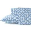 Pointehaven 180 GSM Brushed Cotton Flannel Sheet Sets (Maroc, Twin)