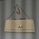 NEWBELLA Handwoven Women's Clutch Purse, Crossbody Bag with Adjustable Strap for Evening & Casual Use