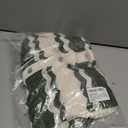 Moreone 2 Piece Lounge Set Women Short Sleeve Striped Crochet Knit Sets Two Piece Button Up Pajamas with Drawstring Shorts (Green, S)