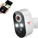Security Cameras Wireless Outdoor 1080P, 120 View, Battery Powered, 2.4GHz Wi-Fi Cameras for Home Security, AI Motion Detection, Color Night Vision, Cloud Storage (Sold Separately)