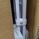 39" Extra Tall Baby Gate for Stairs and Doorways, 26-43" Wide Hardware Mounted Dog Gate, Must Drill to Install, No Bottom Bar Auto-Close Walk Thru Gate for Babies and Pets, White