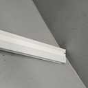 BlindsAvenue Cellular Honeycomb Cordless Polyester Shade, 9/16" Single Cell, Light Filtering, White, Size: 30" W x 48" H
