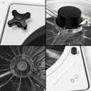 RV Roof Vent Fan 6-Speed-Reversible, Standard
