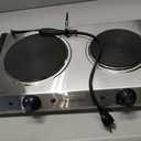 Cuisinart CB-60P1 Countertop Double Burner, Stainless Steel/Black