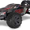 ARRMA 1:8 Kraton 6S EXB Ready to Run, Clipless Body, Basher Monster Truck RC Remote Controlled, Powerful and Stable with Brushless Motor, Battery and Charger Not Included, Black, ARA8708V6T1
