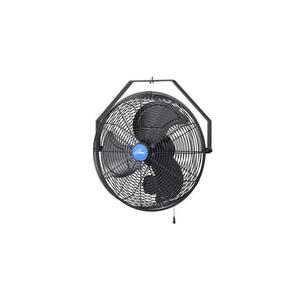 ILG8E18-15 - iLIVING 18" Wall Mounted Variable Speed Indoor/Outdoor Weatherproof Fan, Industrial grade for Patio, Greenhouse, Garage, Workshop, and Loading Dock, 6360 CFM, Black