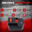 Masione 12V 4800mAh HPB12 Battery NI-MH Replacement for Black and Decker 12v Battery FS120B FSB12 FS120BX Compatible with Black and Decker Battery FS120B FSB12 FS120BX Cordless Power Tools 2-Pack