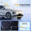 EcoNour Foldable Windshield Sun Shade & Window Tint Fit for 2011-2016 2017 2018 Volkswagen Jetta Sunshade, Front Car Window Shades Sun Visor, UV Protection, Heat Blocker, Car Accessories