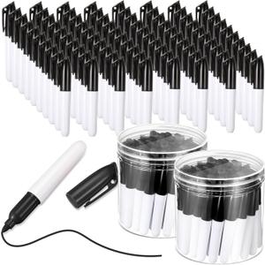 Ctosree 80 Pcs Mini Dry Erase Markers for Nurses Badge Erasable Whiteboard Markers with Cap Clips Back to School Low Odor Dry Erase Pens for Office Classroom Supplies