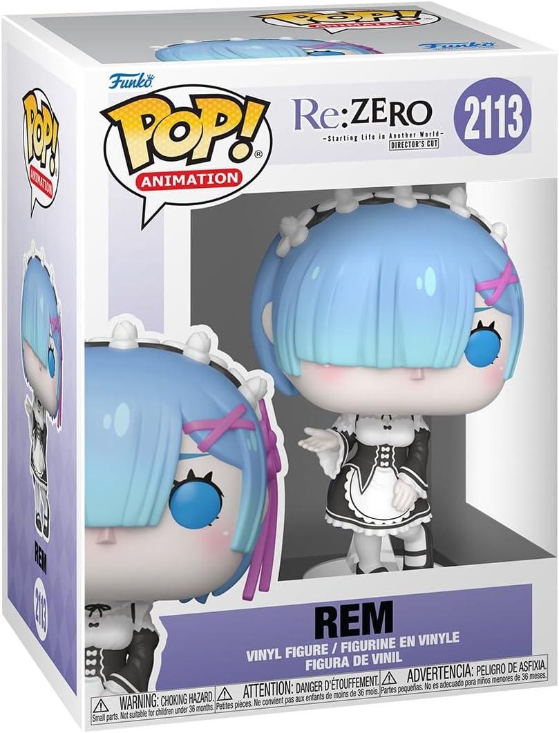 Funko Pop! Animation: Re: Zero - Rem - 1/6 Odds for Rare Chase Variant - Collectable Vinyl Figure - Gift Idea - Official Merchandise - Toys for Kids & Adults - Anime Fans