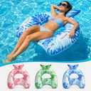 Pool Floats for Adults 3 Pack, Inflatable Pool Float Chairs
