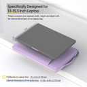 13 Inch Laptop Sleeve Case for 13-inch New MacBook Air M5 A3449 M4 A3240 2025 2026,13 13.6 Inch MacBook Air 13 M3/M2/M1 2020-2024, Computer Carrying Bag with Handle, Purple