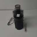 Qcen Juicer Machine, 800W Centrifugal Juicer Extractor with Wide Mouth 3 Feed Chute for Fruit Vegetable, Easy to Clean, Stainless Steel, BPA-free (Black)