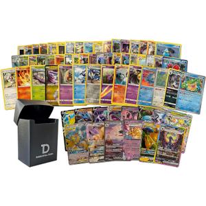 Pokémon Compatible 106 Card Lot with 3 Legendary Ultra Rare Cards Bundle- with Dan123yal Deck Box Included